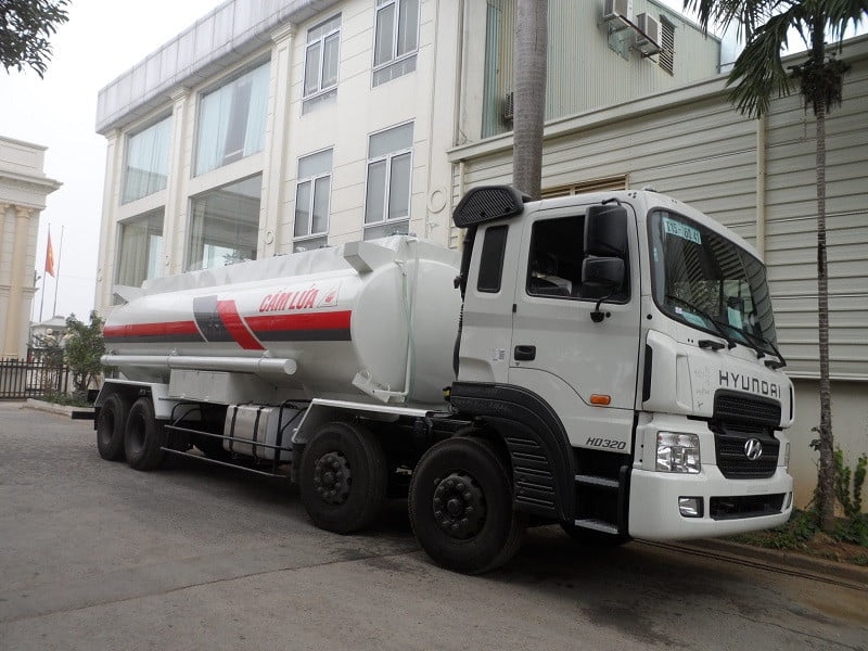 Hyundai HD320 Bồn Chở Xăng Dầu 22 Khối
